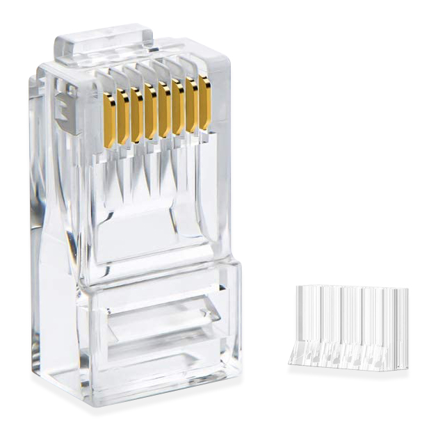 CAT6 UTP 8P8C RJ45 Modulaarinen pistoke 2-osainen tyyppi