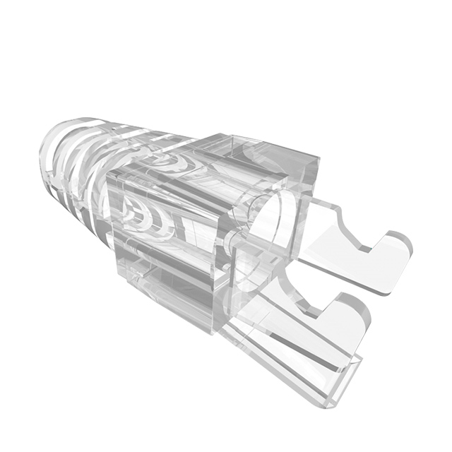 Uusi PC Läpinäkyvä RJ45 -modulaarinen pistoke käynnistys