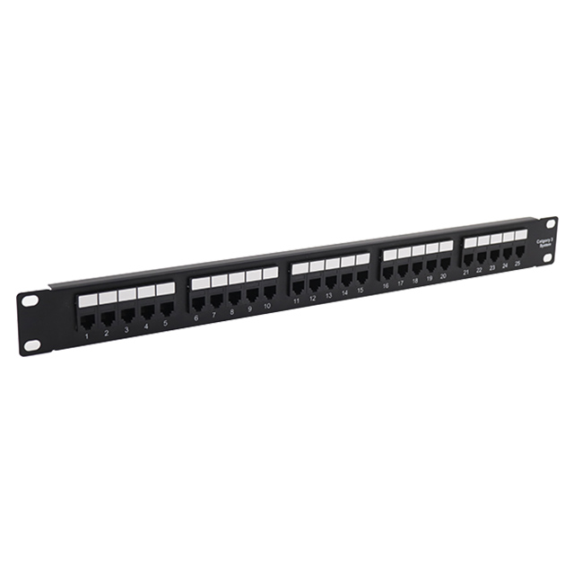 19''1U 25 porttia CAT3 UTP Patch -paneeli