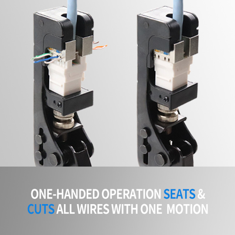 RJ45 Keystone Jack Punch Down Speed ​​Päätetyökalu 180 asteen PX-T-DS